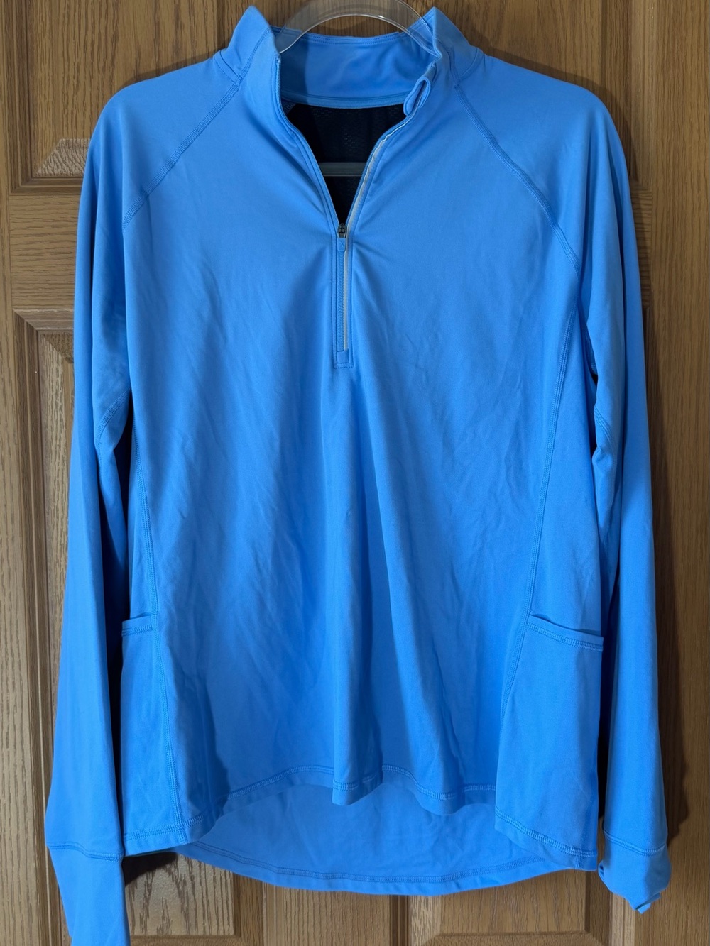 Blue Women's Quarter-Zip Performance Pullover